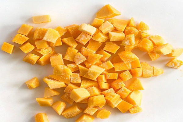 diced mango